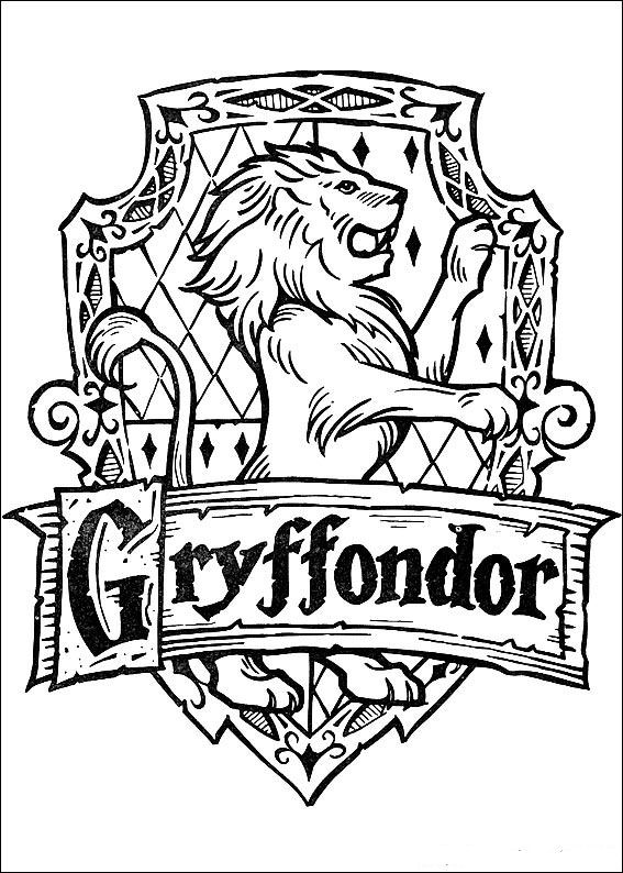 Plansa de colorat cu Harry Potter 149 56